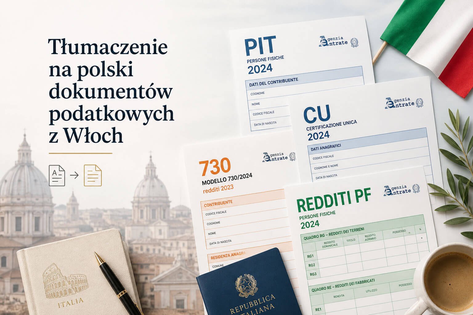 tłumaczenia-zeznań-podatkowych Tłumaczenie zeznań podatkowych z języka włoskiego